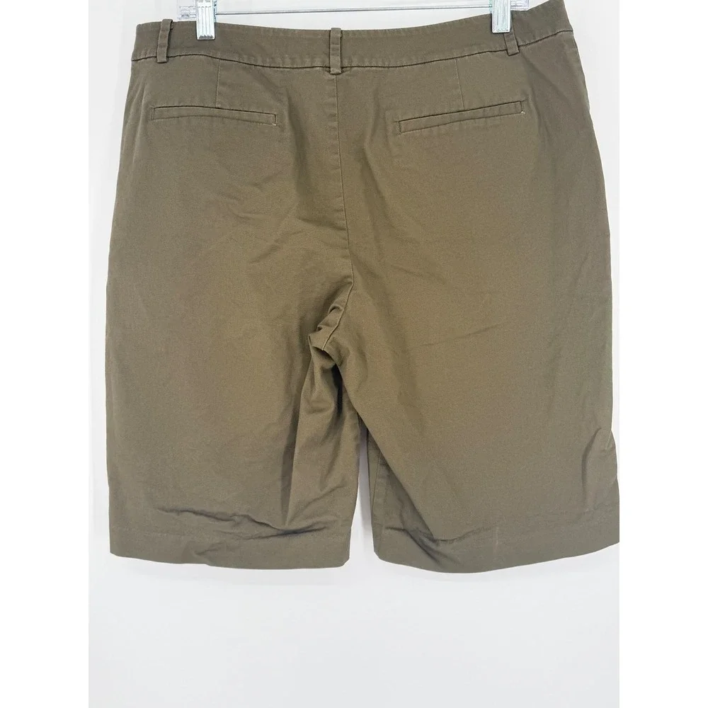 Lauren Ralph Lauren Womens Bermuda Chino Shorts 14 Preppy Ivy League Causal - Picture 7 of 12